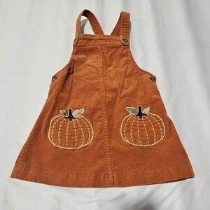 Isaac Mizrahi Orange Pumpkin Kids Dress - 2T